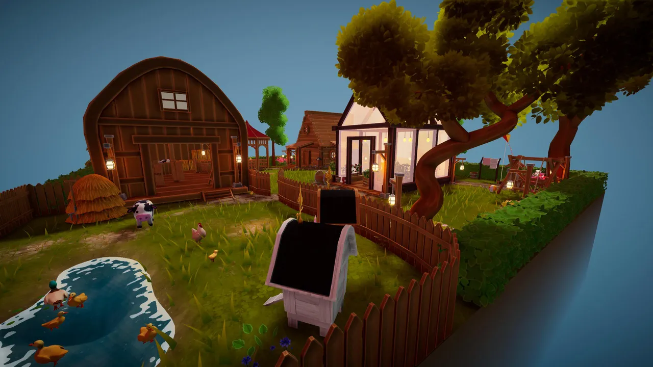 农村小院的温馨角落