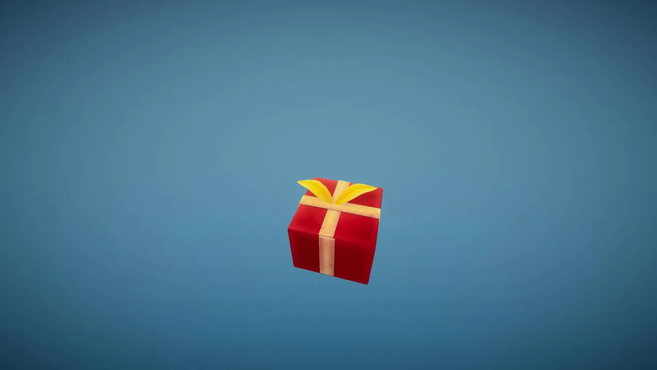 圣诞树下的礼物盒