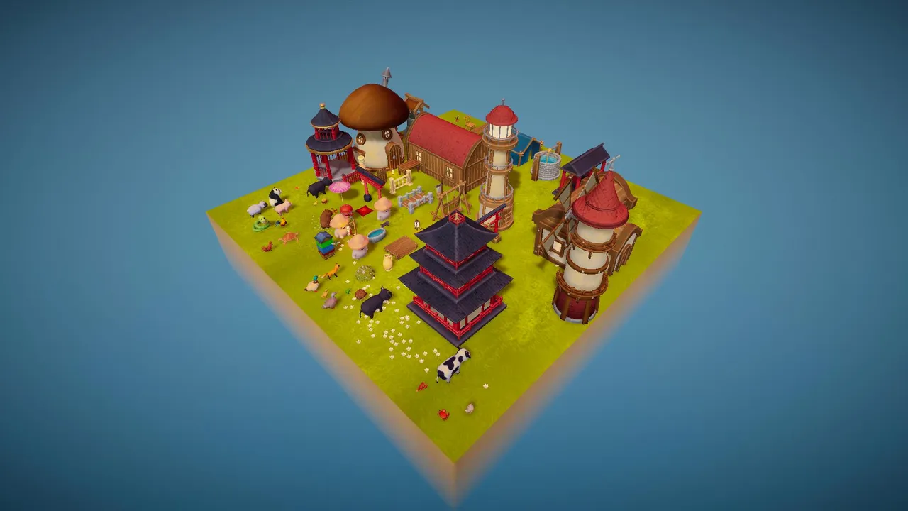 复古小镇秋日风情