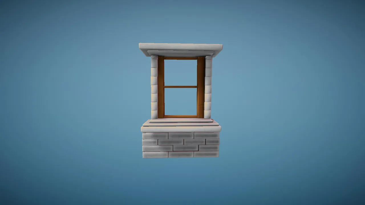 复古玻璃窗框装饰MOD