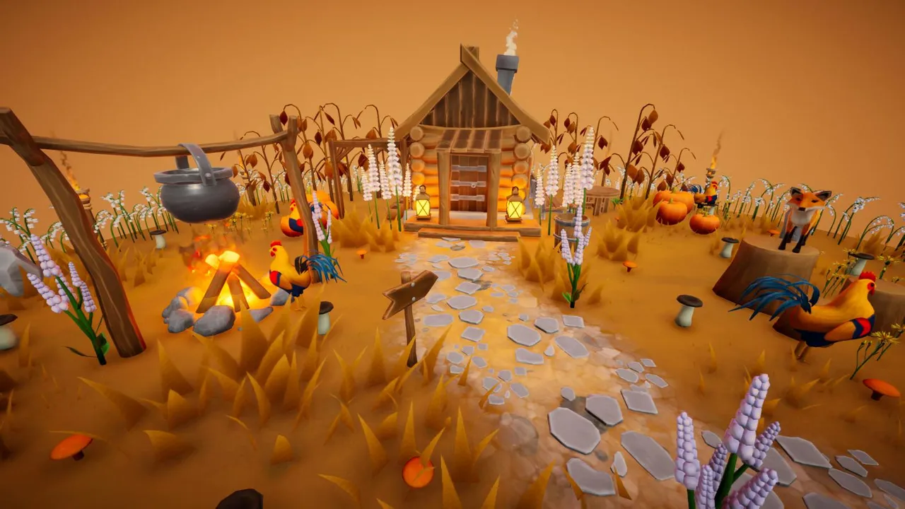 复古风格鸡舍，田园风光尽收眼底