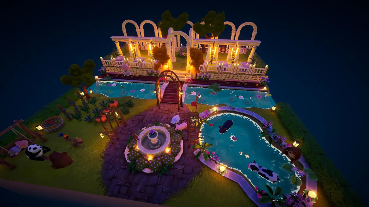 复古风艺术装饰动物乐园