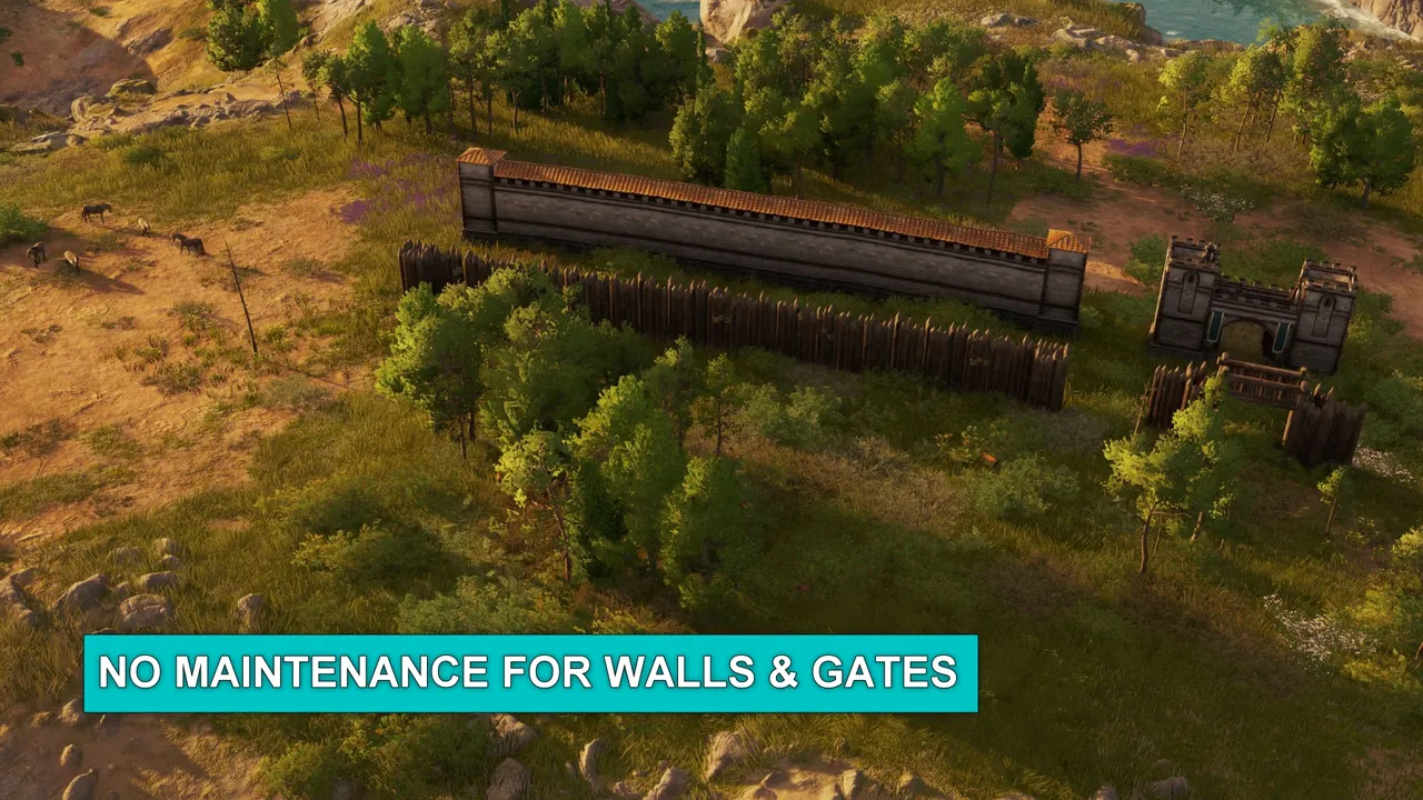 无维护免费城墙与城门