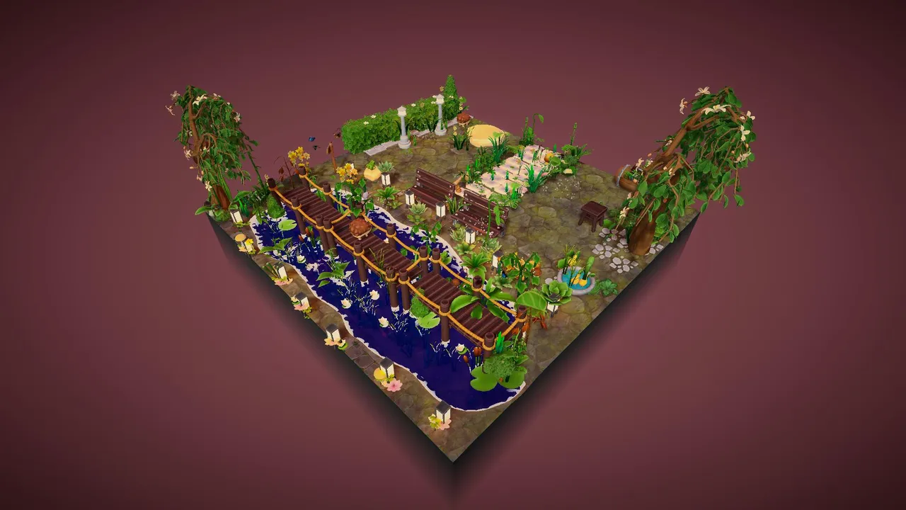 暗夜河边的温馨角落