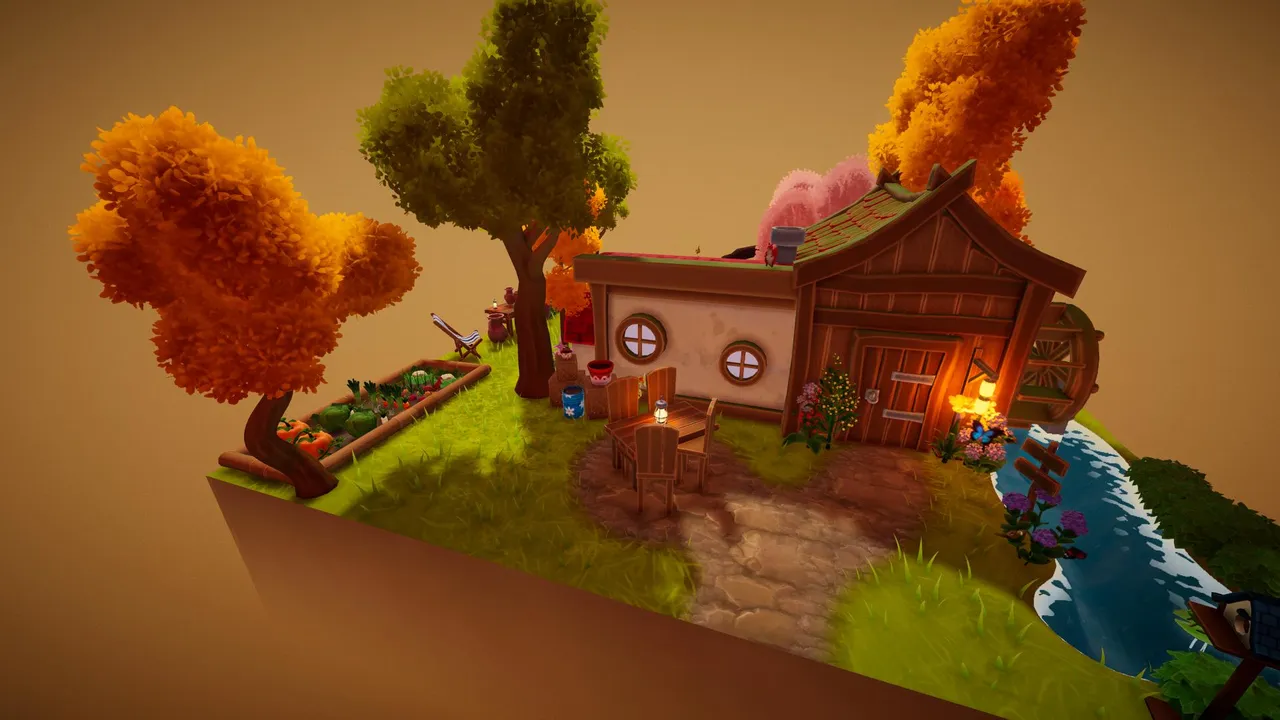 温馨复古木质小屋