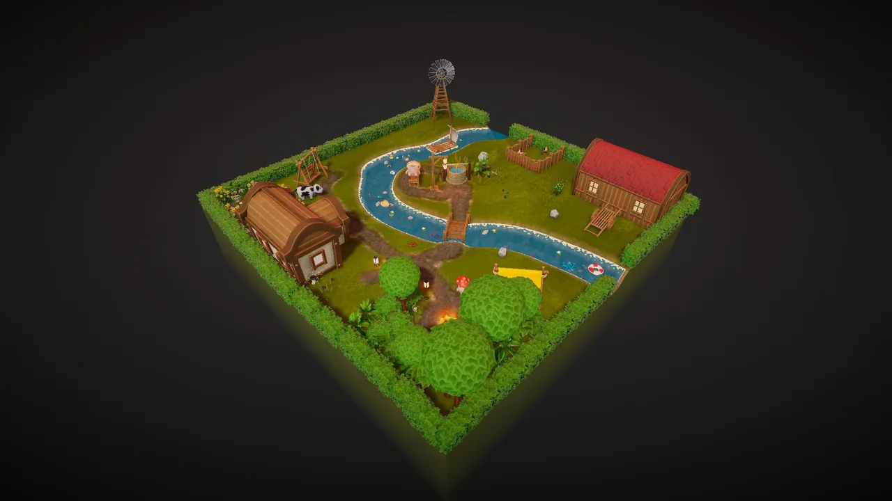 田园复古小篮子