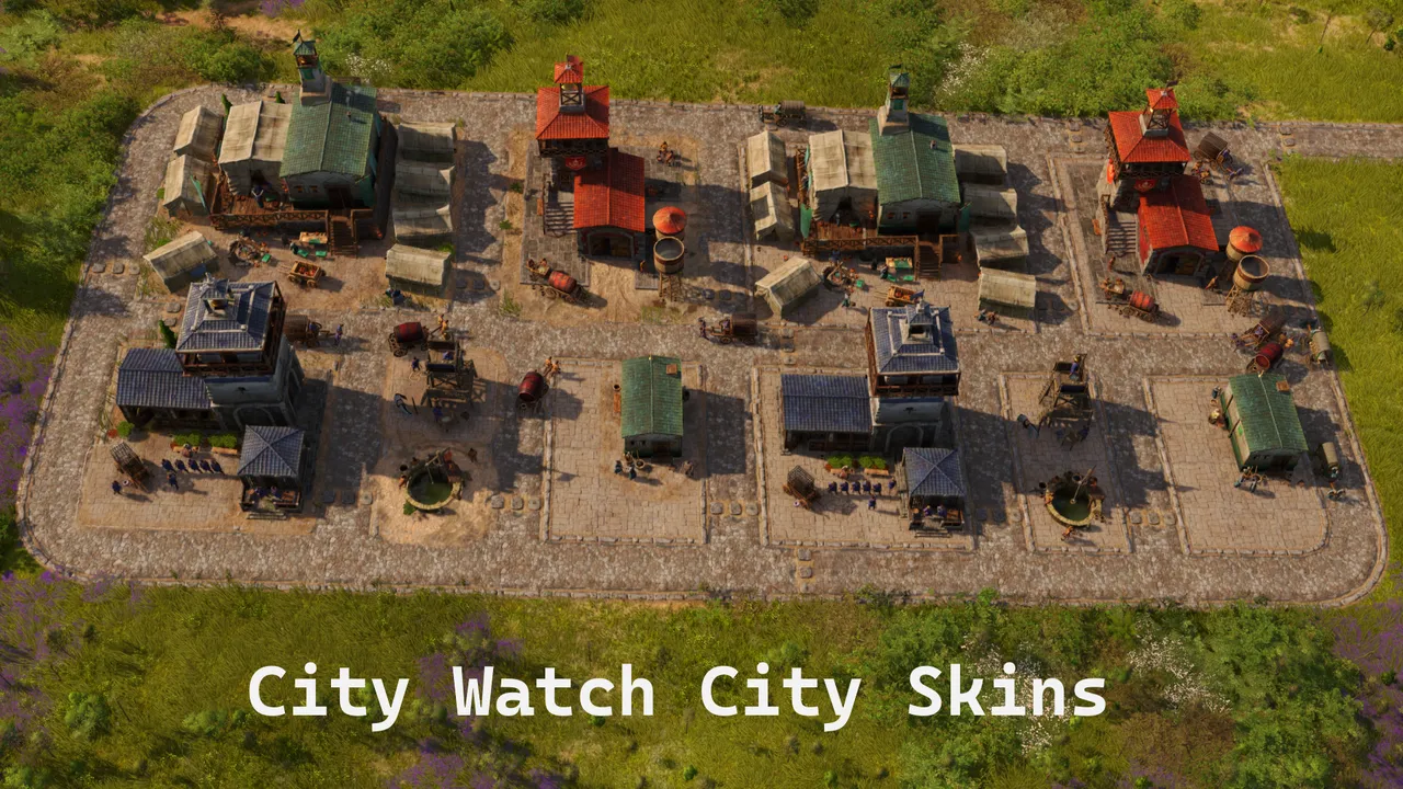 纪元117：城市守卫建筑皮肤美化模组