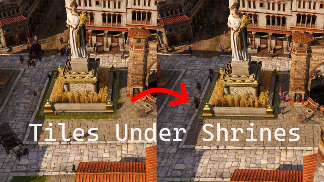 纪元117：神殿脚下地面装饰